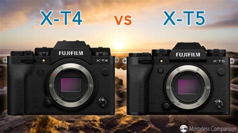 Fujifilm X-T4 vs X-T5 - The 10 Main Differences - Mirrorless Comparison