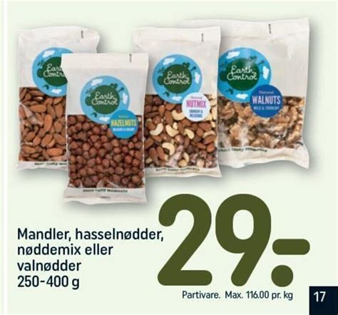 Mandler Hasseln Dder N Ddemix Eller Valn Dder G Tilbud Hos