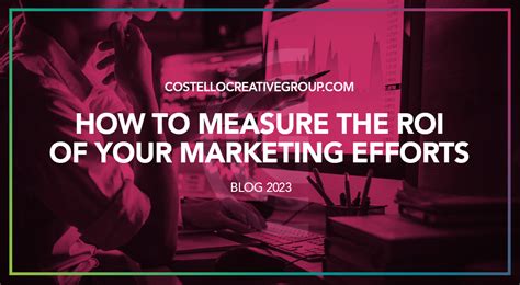 How To Measure The Roi Of Your Marketing Efforts Costello Creative