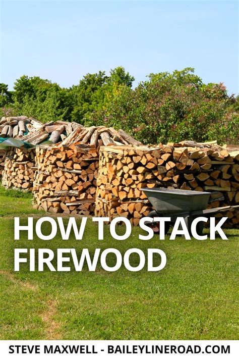 The Best Way To Stack Firewood Artofit