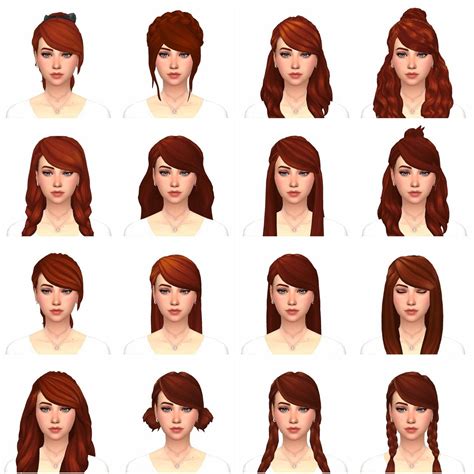 Hair With Bangs Sims 4 Cc Sims Resource Honsino XXX Porn Sex Pics