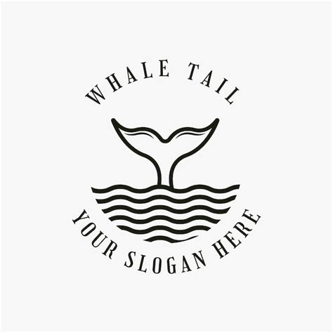 Premium Vector Whale Tail Logo Design Ideas