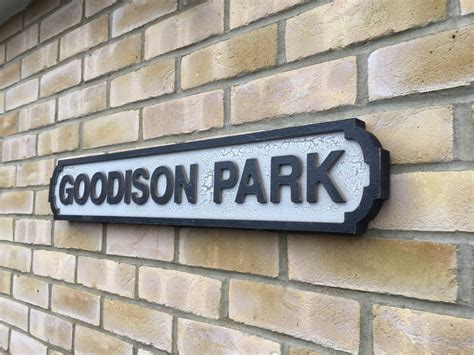 Retro Vintage Solid Wooden Street Sign Aged Look Goodison - Etsy