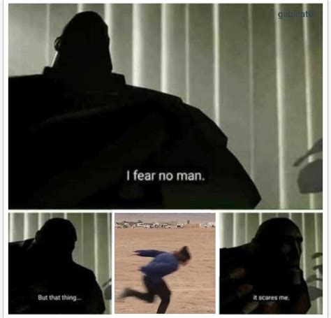 I fear no man Naruto run guy Blank Template - Imgflip