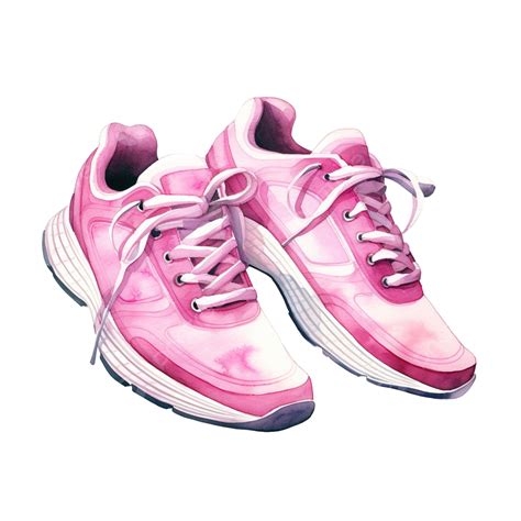 Pink Tennis Shoes Clipart