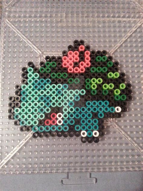 Ivysaur Perler Bead Figure By Ashmoondesigns On Deviantart