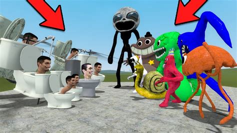 Skibidi Toilet Army Vs All Garten Of Banban Army In Garry S Mod Youtube