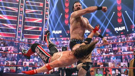 WWE Raw Video Highlights Drew McIntyre Vs AJ Styles Vs Riddle