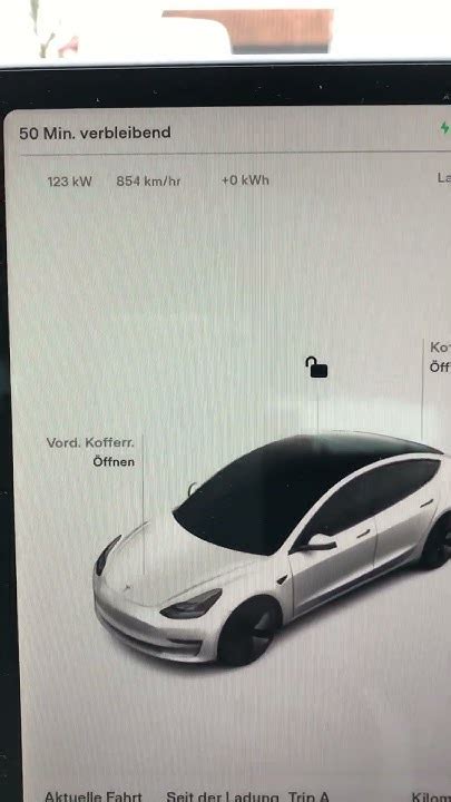 Ladeleistung Tesla Supercharger Model 3 Sr 60kw Youtube