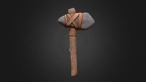 Primitive Stone Axe Download Free 3d Model By Yahor Yurkavets Got2b