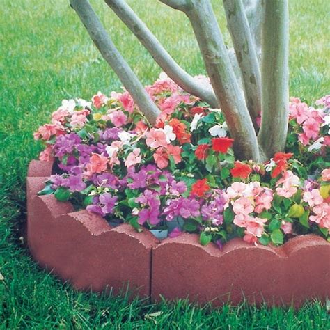 Curved Scalloped Concrete Garden Edging - Garden Design Ideas