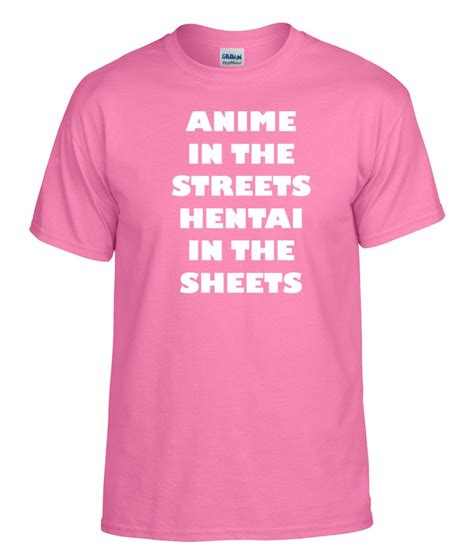 Anime In The Streets Hentai In The Sheets Logo Graphic T Shirt Supergraphictees