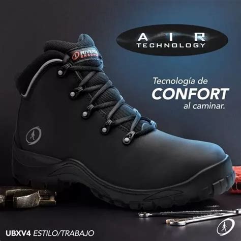 Botas De Seguridad Riverline Ubxv4 Negro Paquete