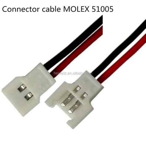 2 Pin Molex 51005 Connector Male Female Cable Wire Harness View Molex 51005 Connector Hexie