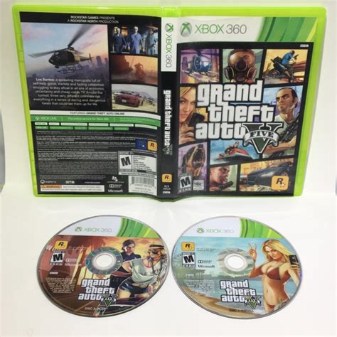 Grand Theft Auto 5 Gta V Xbox 360 Tested Working 2 Discs Xbox 360