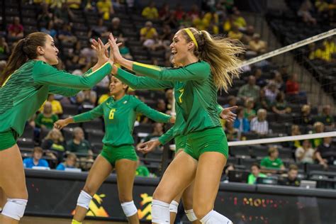 Photo Gallery Oregon Volleyball Vs Duquesne Kpic