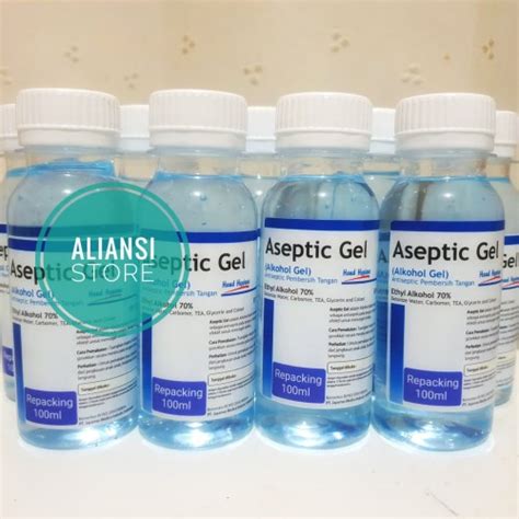 Jual Aseptic Gel Hand Sanitizer Ml One Med Asli Original Repacking