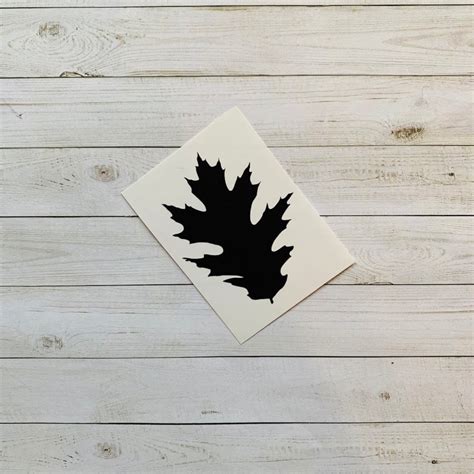 Oak Leaf Decal Oak Leaf Vinyl Decal Oak Leaf Sticker Oak Tree Decal