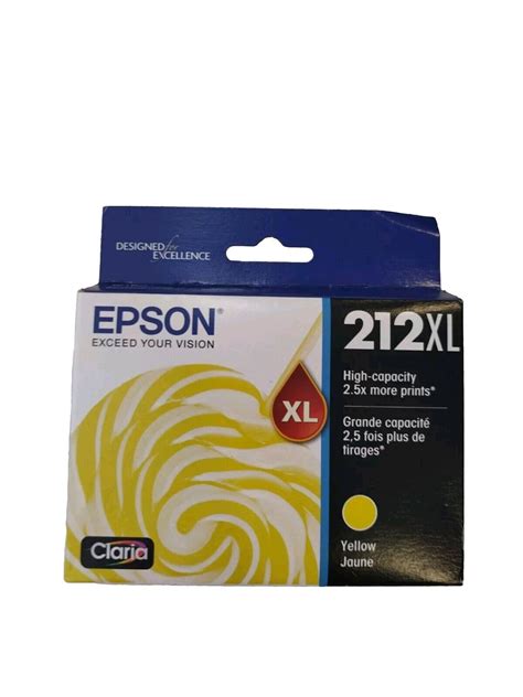 Used Epson Xl Yellow High Capacity Ink Cartridge T Xl Genuine