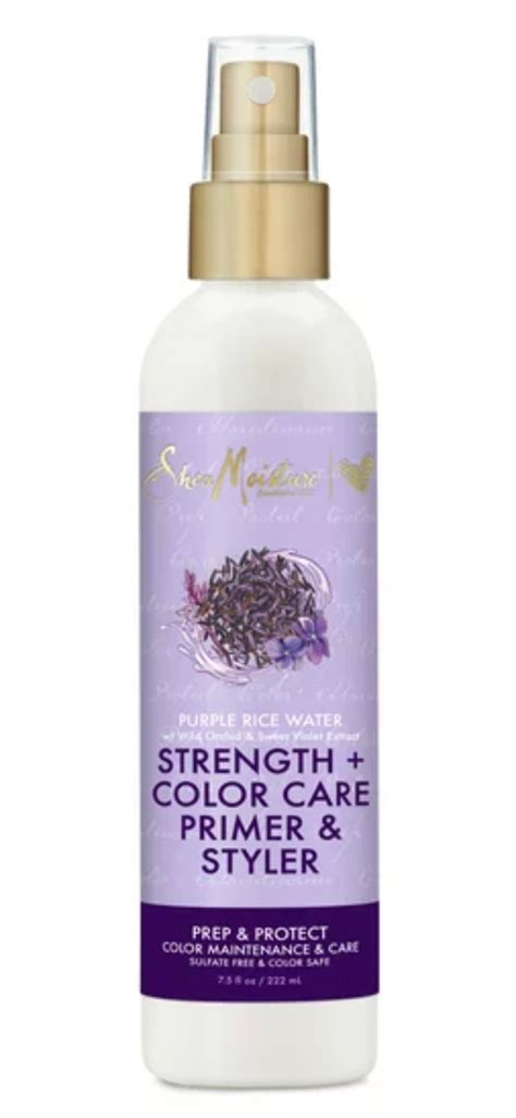 Shea Moisture Purple Rice Water Strength And Color Care Primer And Styler