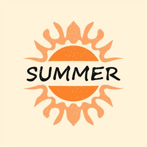 Summer logo design 3086746 Vector Art at Vecteezy