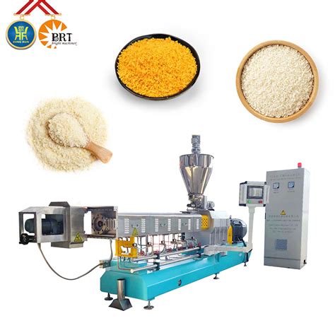 Twin Screw Panko Bread Crumb Process Line Japanese Panko Bread Crumb