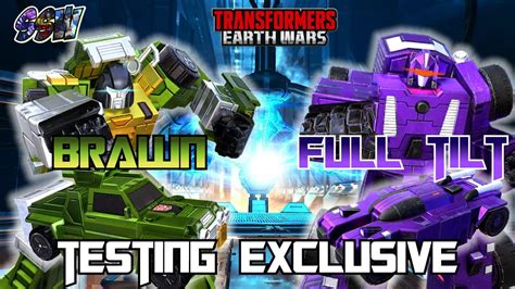 Brawn And Full Tilt Early Testing Access Exclusive Transformers Earth