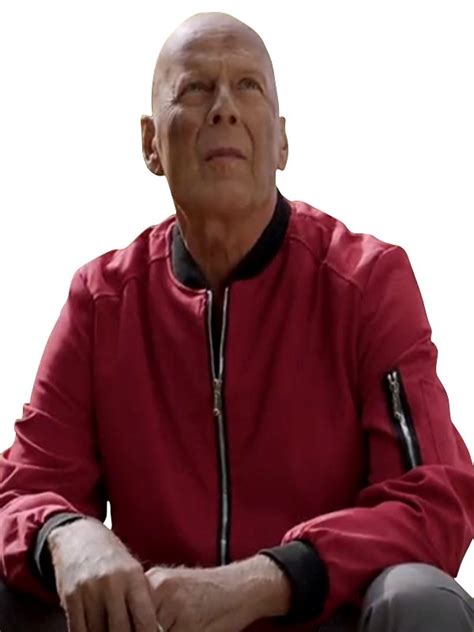 Apex Bruce Willis Red Jacket for Sale - Just American Jackets