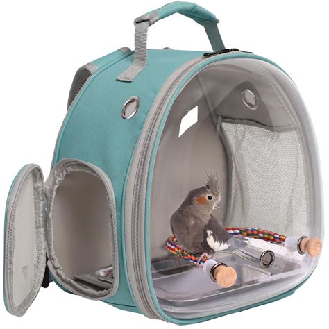 Amazon Small Bird Travel Backpack Carrier Cage Backpack To