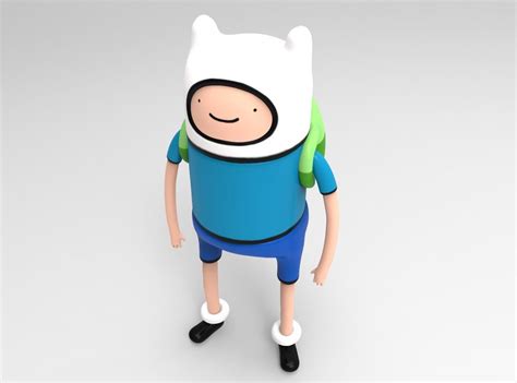 Finn From Adventure Time Free 3d Model Cgtrader