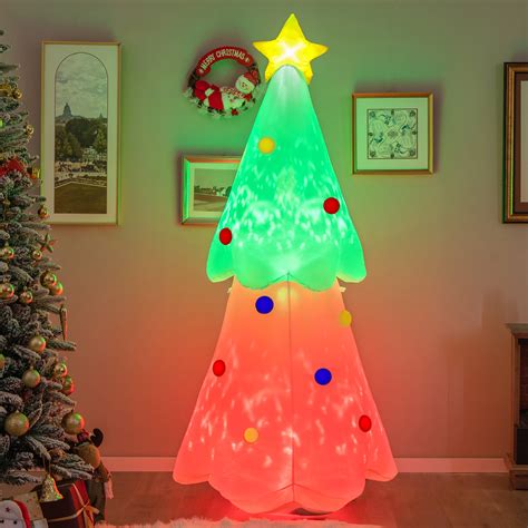 The Holiday Aisle 6 2 Ft Inflatable Christmas Tree Blow Up Xmas Tree