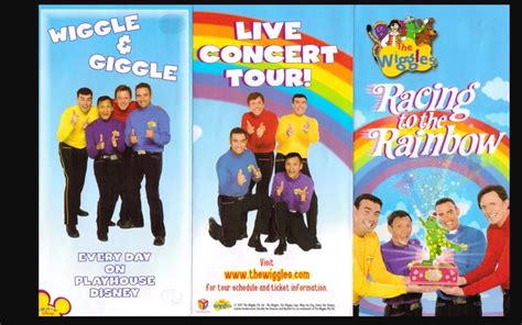 Carreras Alrededor Del Arcoíris Folleto Wiggles 2006 Rompecabezas En