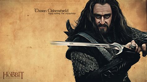 Thorin Oakenshield The Hobbit Ii Ex Wallpaper By Spectrumartworks