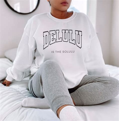 Delulu Shirt Delulu Is The Solulu Shirt Adhd Shirt Adhd Sweatshirt