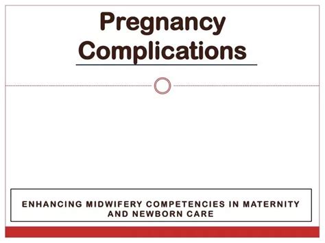 Ppt Pregnancy Complications Powerpoint Presentation Free Download