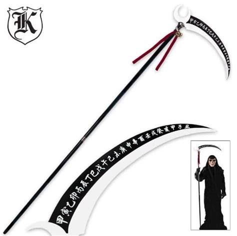 Tall Okami Kakushi Replica Anime Scythe - SwordsKingdom