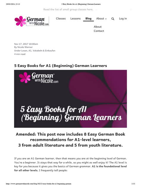 easy books   beginning german learners
