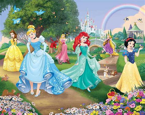 Disney Princess Castle Wall Mural Decals Amazon Ballroom Design