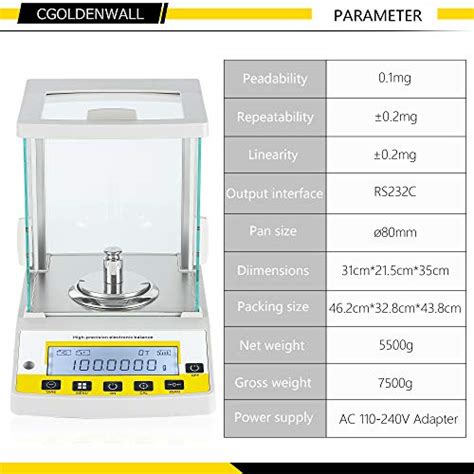 Cgoldenwall Precision Scale Mg Analytical Balance G Digital