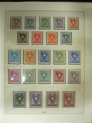 Sammlung Österr ca 1945 1999 mit Dubl Briefmarken und