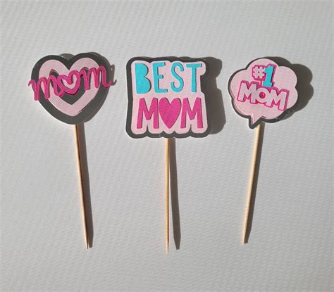 Mothers Day Cake Topper Happy Mothers Day Mothers Day Cake Etsy