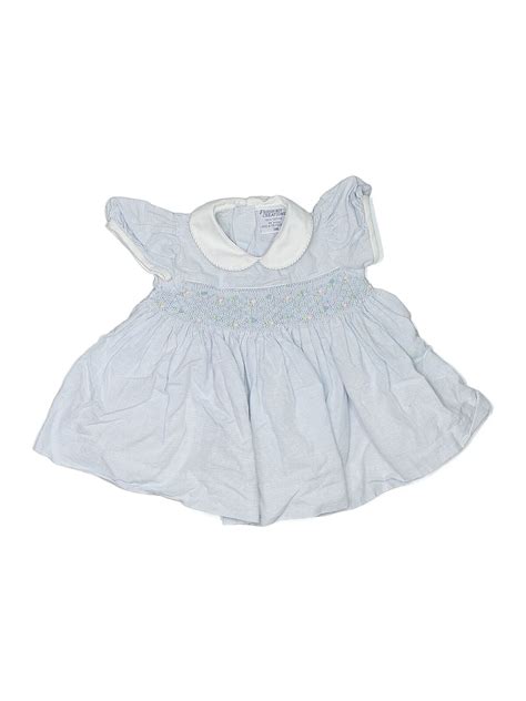 Friedknit Creations Girls Blue Dress 3 Months Ebay