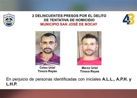 Delincuentes De Peligrosidad Capturados Y Tras Las Rejas En Jinotega