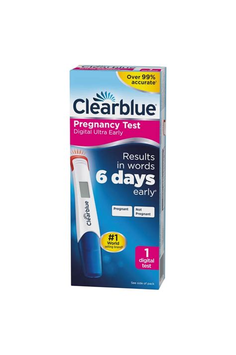 Clearblue Digital Ultra Early Pregnancy Test Sexual Wellbeing From Allcures Plc Uk