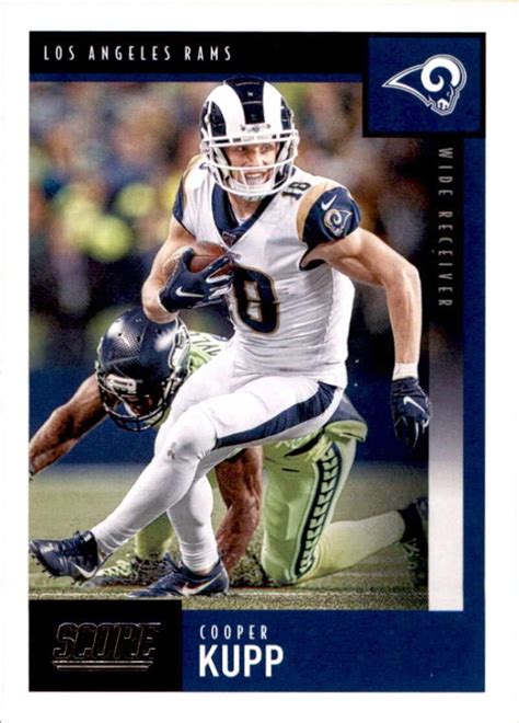 2020 Score Football 298 Cooper Kupp Los Angeles Rams Official Nfl Trading Card Made