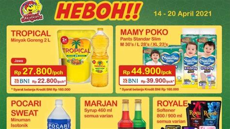 Promo Indomaret Hari Ini Promo Heboh April Minyak Tropical