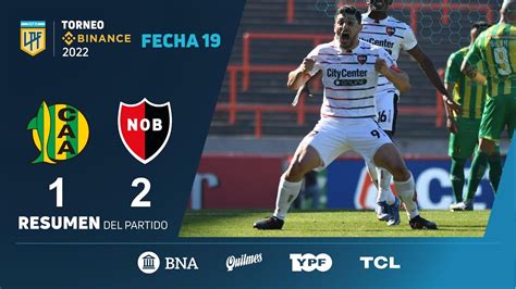 Torneobinance Fecha 19 Resumen De Aldosivi Newells Youtube