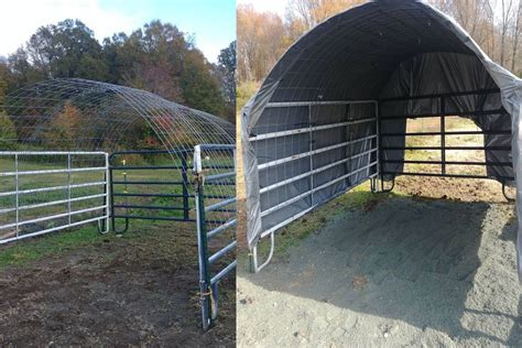 DIY Affordable Horse Shelter