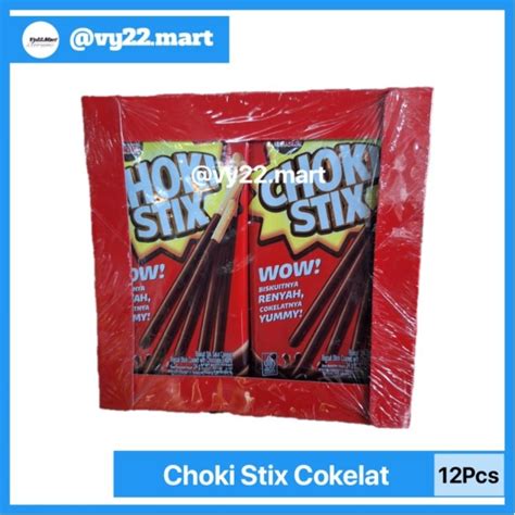 Jual Choki Choki Stix Isi Sachet Per Box Choki Stick Shopee