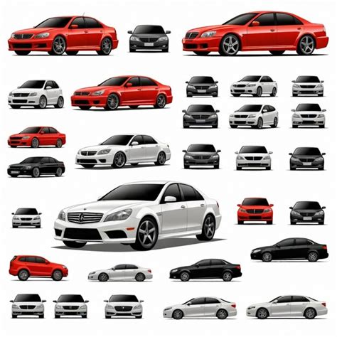 Uma Coleção De Diferentes Tipos De Carros Incluindo Um Que Diz Toyota